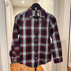 Urban Pipeline Boys Plaid Shirt - Red and Black